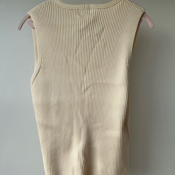 H&M Beige Ribbed Knit Top - Picture 4 of 7